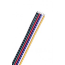 Cable paralelo 6 hilos para tira led RGB+CCT, Venta por metros